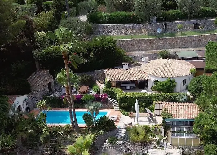 Villa Mougins Vue Mer Sur Baie De Cannes, Piscine Vue Mer Partagee