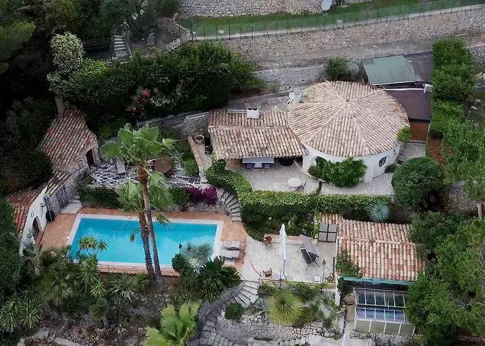 Villa Mougins Vue Mer Sur Baie De Cannes, Piscine Vue Mer Partagee